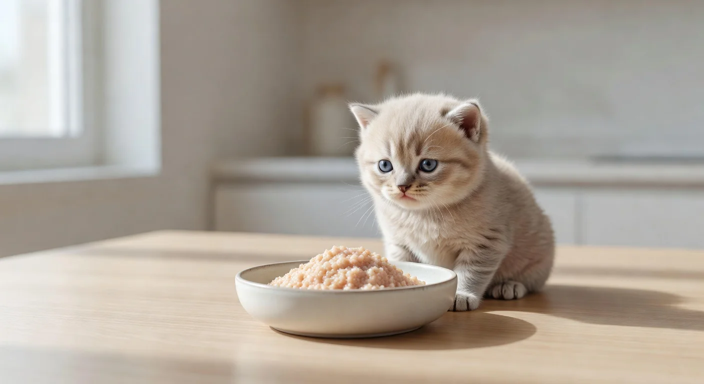 อาหารลูกแมว 1-3 เดือน ให้กินอะไร นมทดแทน+อาหารอ่อน