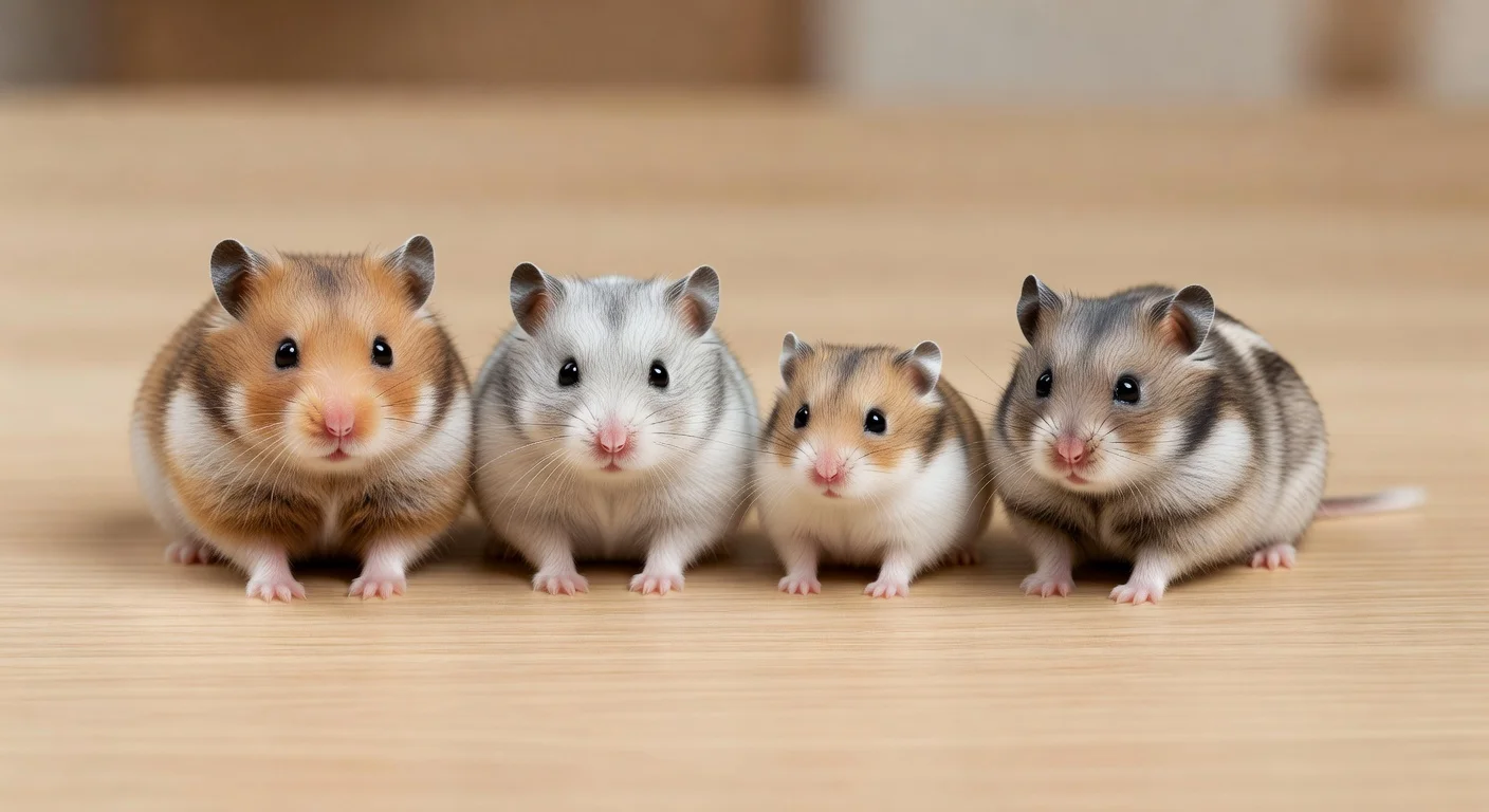 แฮมสเตอร์มือใหม่ เลี้ยงพันธุ์ไหนดี? เทียบ 4 พันธุ์ฮิต พี่ฟูสรุปให้